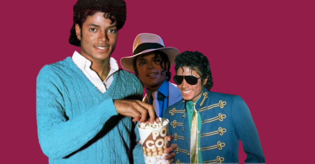 Michael Jackson in different outfits.